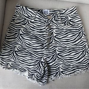 BDG denim shorts